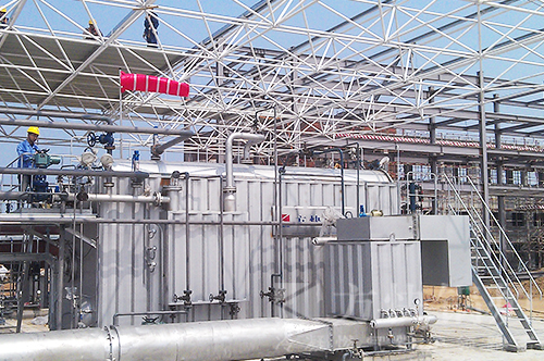 煙台萬華化工燃氣蒸汽鍋（guō）爐案例