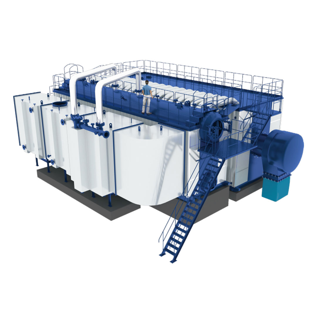 分體式過熱蒸汽水管（guǎn）鍋爐