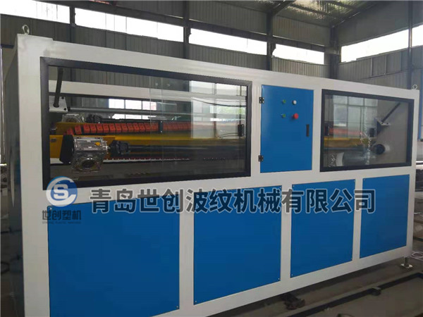 簡介好色先生软件管材擠出設備-牽引機和切割機