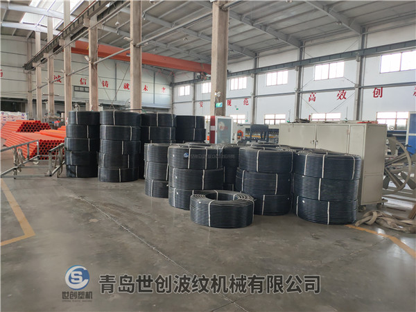 PE 管材設備（bèi）詳解（jiě）燃氣用埋地PE管材特點