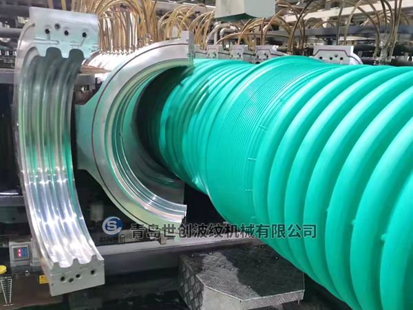  HDPE/PP雙壁波紋管（guǎn）生產線結構特點（diǎn）